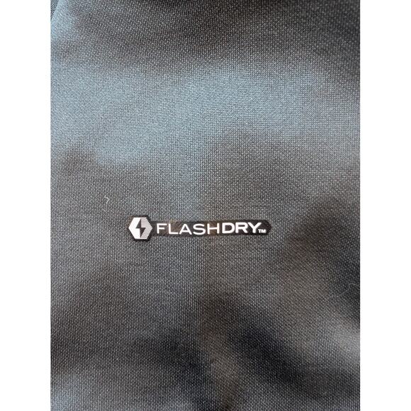 The North Face Men's Flashdry Jacket 3/4 zip Dark Gray Pullover Size Medium - Picture 5 of 7